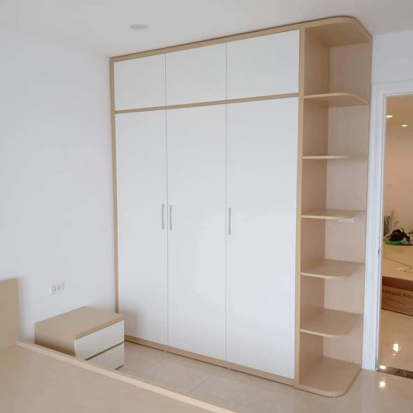 Kinh nghiệm chọn và bố trí tủ quần áo góc phù hợp với diện tích phòng